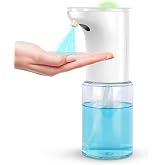 Cheer Collection Automatic Touchless Soap Dispenser Spray &amp; Liquid- 2-in-1 Hands-Free Infrared Sensor, Adjustable Volume, Waterproof No-Drip Design for Kitchen Bathroom Sanitizer Gel &amp; Hand Soap