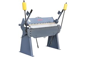 KAKA INDUSTRIAL Box and Pan Brake, 49-Inch Sheet Metal Brake, Industrial-Grade Sheet Metal Bender Machine,12-Gauge Mild Steel Capacity Pan and Box Brake, 0-135 Degree Adjustable W-4812