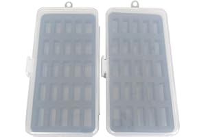 CKPSMS Brand -# BB-25B Box 2Pack Bobbin Case for Jumbo (M Size) Bobbin (Box Only) Hold 50PCS Bobbins (Type:50 Holes (for Jumbo Bobbin))