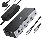 MOKiN USB C Docking Station 3 Monitors 150W Power 4K 144Hz 10Gbps