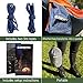 ELEMENTEX Portable Parachute Nylon Travel Camping Backpacking Hammock - Small Gray & Green