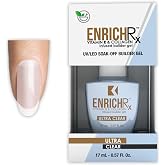 KUPA EnrichRx Builder Gel, Ultra Clear, Vitamin E &amp; Collagen Infused, UV/LED Soak-Off Gel Brush On Natural Nail, 0.57 Fl Oz