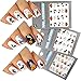 Halloween Nail Art Water Tattoo Decals Mixed Design, Pack of 3