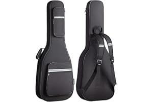 CAHAYA Electric Guitar Bag Premium Padded Gig Bag Soft Case 0.5inch Thick Padding with Reflective Bands CY0201