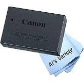 Canon LP-E17 Lithium-Ion Battery for EOS 77D, M3, M5, M6 Mark II, R8, R10, R50, R100, RP, Rebel T8i, T7i, T6s, T6i, SL3 and SL2