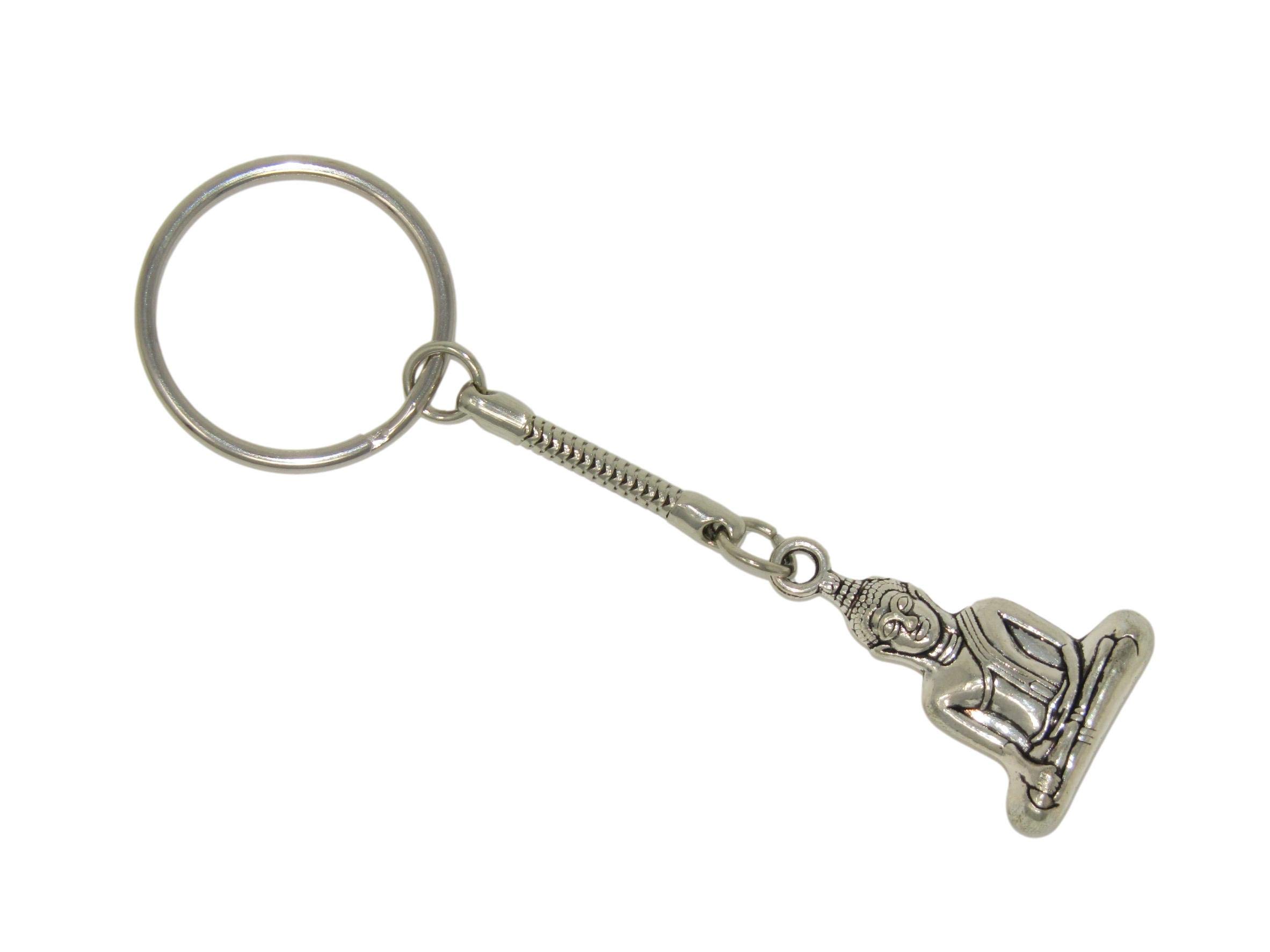 Jeannieparnell 218 - Buddha Charm Keyring - Protection - Handmade