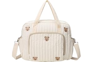Messenger Diaper Bags, 14x4x11 Inch Large Capacity Baby Bag, Portable Lightweight Diaper Tote with Handle and Strap for Trave
