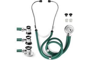 PrimaCare DS-9295-HG 30" Sprague Rappaport Style Stethoscope for Doctor, Nurse and Medical Student, Hunter Green