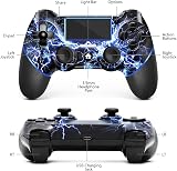 AceGamer Wireless Controller for PS4 Blue Dual Vibration Six Axis Touchpad USB view 3