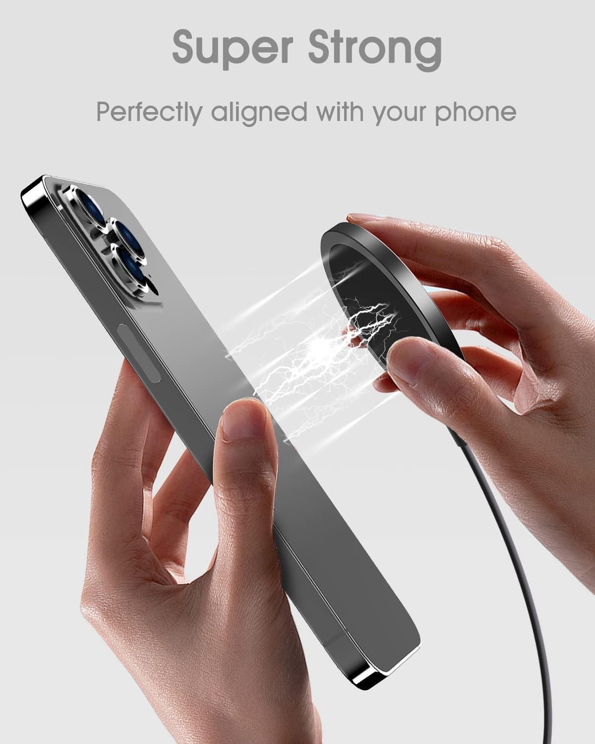 Mag-Safe Charger for iPhone Charging Station, Magnetic Charging Station Inductive Wireless Charging Pad Compatible with iPhone 16 15 14 13 12 Series and AirPods 4 3 2 Pro