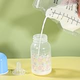 Lanjue 100 Pcs Breast Milk Storage Bags 250ml No-Leak with Pour Spout view 7