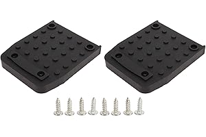 2 PCS Drywall Stilt Sole Anti Slip Pads Drywall Stilt Replacement Part Rubber Floor Plate Kit Nylon and PVC Drywall Stilt Sol