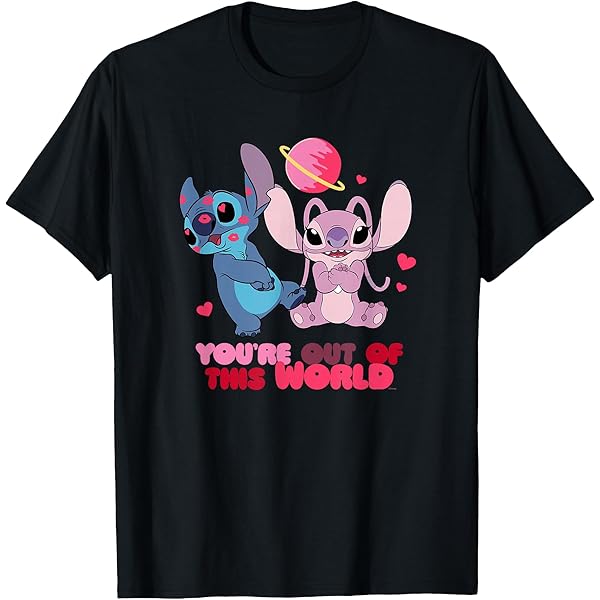 Amazon.com: Disney Stitch & Angel Hey You're My Fav Love