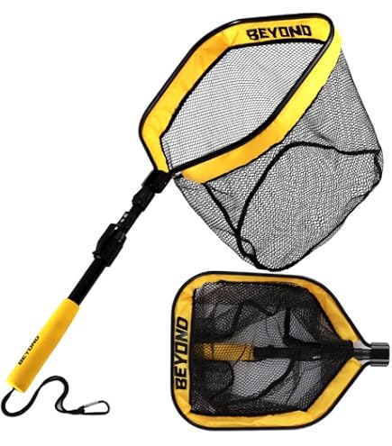 brandt folding fishing net Beyond Braid Floating with Handle – Fishing Net for Easy Storage – Telescopic Landing Net for Bass, Trout, Kayak & Boat Fishing – Durable, Lightweight & Fish Friendly Team USA Custom Rods, 20bf2023 pending collapsible design allows Adapter Cable:Seaborg MJ800-1200