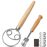 ALLTOP Danish Dough Whisk and Bread Lame Set