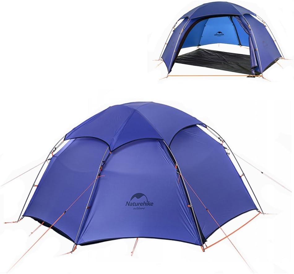 Amazon Naturehike ２人用 キャンプ テント 超軽量 登山用 防災 防水 Uv カットテント 耐水圧４０００ｍｍ アウトドア用品 ブルー Naturehike テント本体