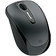 Microsoft Wireless Mobile Mouse 3500 - Loch Ness Gray. Comfortable design, Right/Left Hand Use, Wireless, USB 2.0 with Nano transceiver for PC/Laptop/Desktop, works with for Mac/Windows Computers