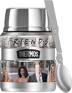 Friends Group Shot THERMOS STAINLESS KING Stainless Steel Food Jar with Folding Spoon, Vacuum insulated & Double Wall, 16oz