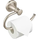 BESy Brushed Nickel Toilet Tissue Paper Holder Brushed Nickel Bathroom Accessories Toilet roll Paper Hanger, Wall Mounted, Rustproof