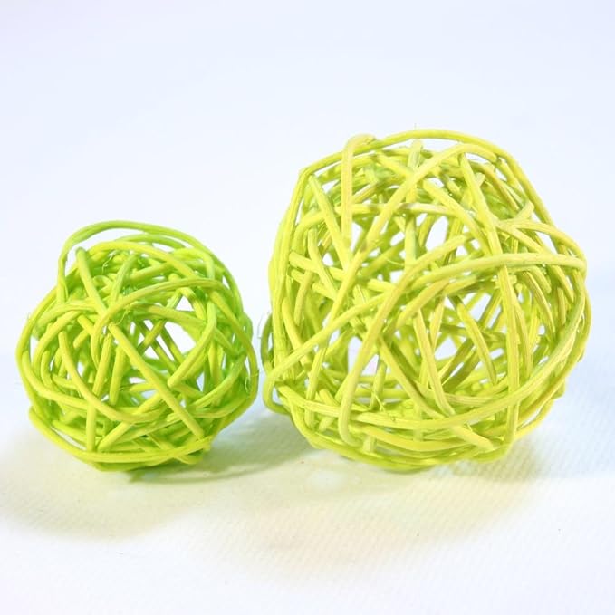 Rattan ball assorted sizes (pack of 10) Amazon.co.uk Kitchen & Home