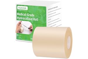 Hydrocolloid Roll: 2in x 12ft Waterproof Large Hydrocolloid Bandages for Wound Care - Hydro Seal Wound Healing