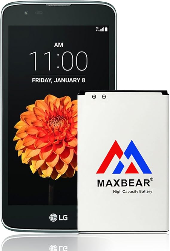Amazon Com Lg K7 Bateria Maxbear 2500 Mah Bateria De Iones De Litio De Repuesto Para Lg K7 Homenaje 5 K330 Ls675 Ms330 Bl 46zh