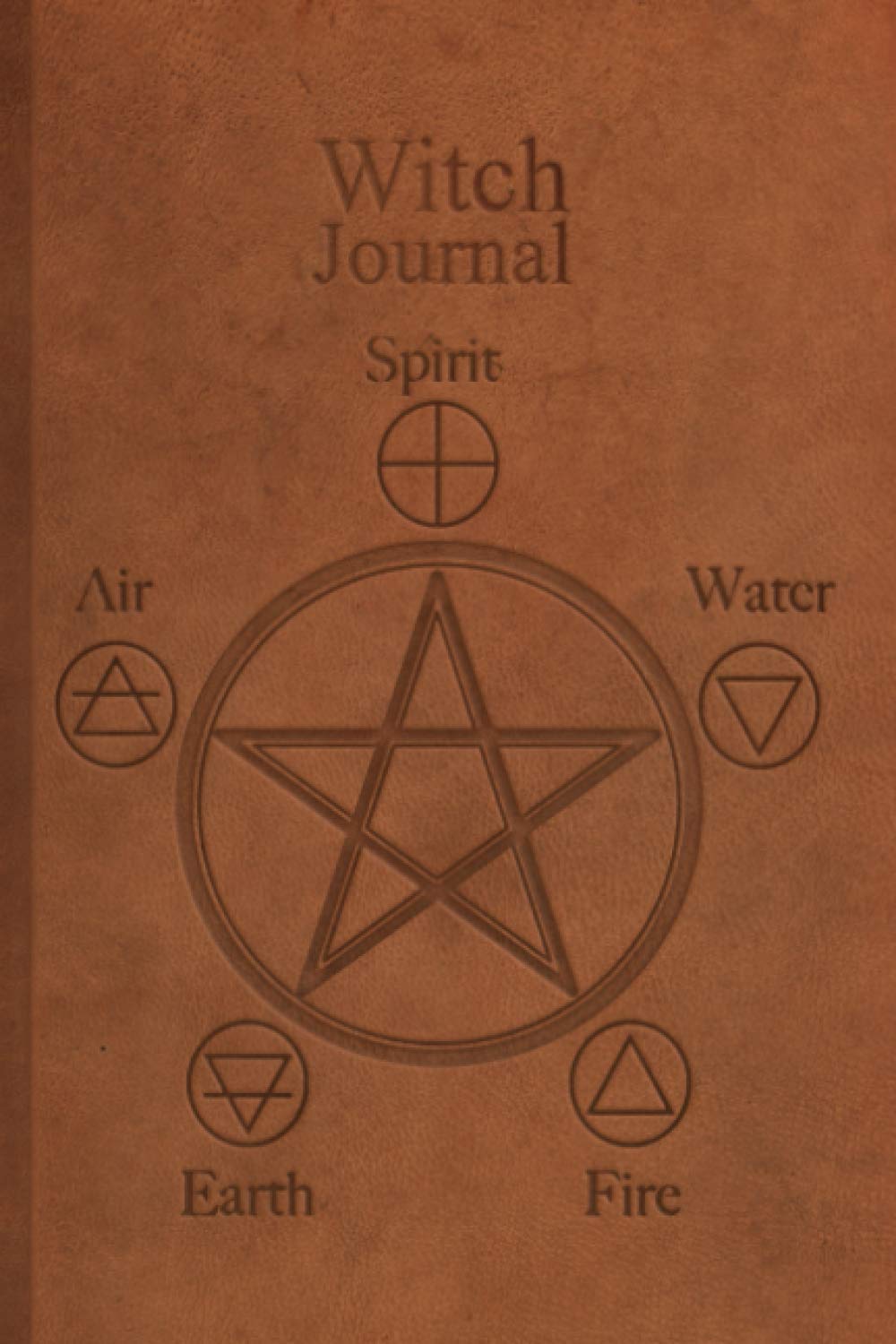 Witch Notebook: Wicca Gift, Lined Journal 200 Pages 6 x 9 (Brown Leather No.1)