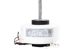 SMTIME RPG20B(RPG20D-19) Air Conditioning Powerful Brushless DC Fan Motor AC Unit YKFG-20-4-10L Fit for Midea Air Conditioner Condenser Internal Fan Motor, 208-230V 60Hz 20W