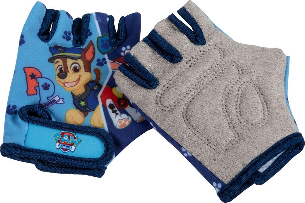 Tataway - Paw Patrol Fingerless Bike Gloves for Boys | Fun & Colourful | Ideal for Young Athletes | Unique Graphics, Paw Patrol Baby, One Size, Cotton Blend