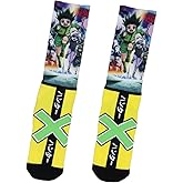 Bioworld Hunter X Hunter Socks Anime Manga Men's Athletic Mid-Calf Crew Socks
