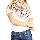 Sakkas Abir Soft Furry Reversible Short Twist Wrap Around Infinity Scarf