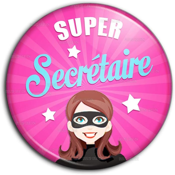 Badge 38mm Bouton Epinglette Super Secretaire Femme Masquee Fond Rose Idee Cadeau Femme Humour Metier Amazon Fr Bijoux Badge 38mm Bouton Epinglette Super Secretaire Femme Masquee Fond Rose Idee Cadeau Femme Humour Metier Amazon Fr Bijoux