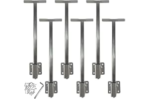 Qualward Sink Repair Kit System Undermount Sink Brackets for Kitchen, Silver Steel (Patent)