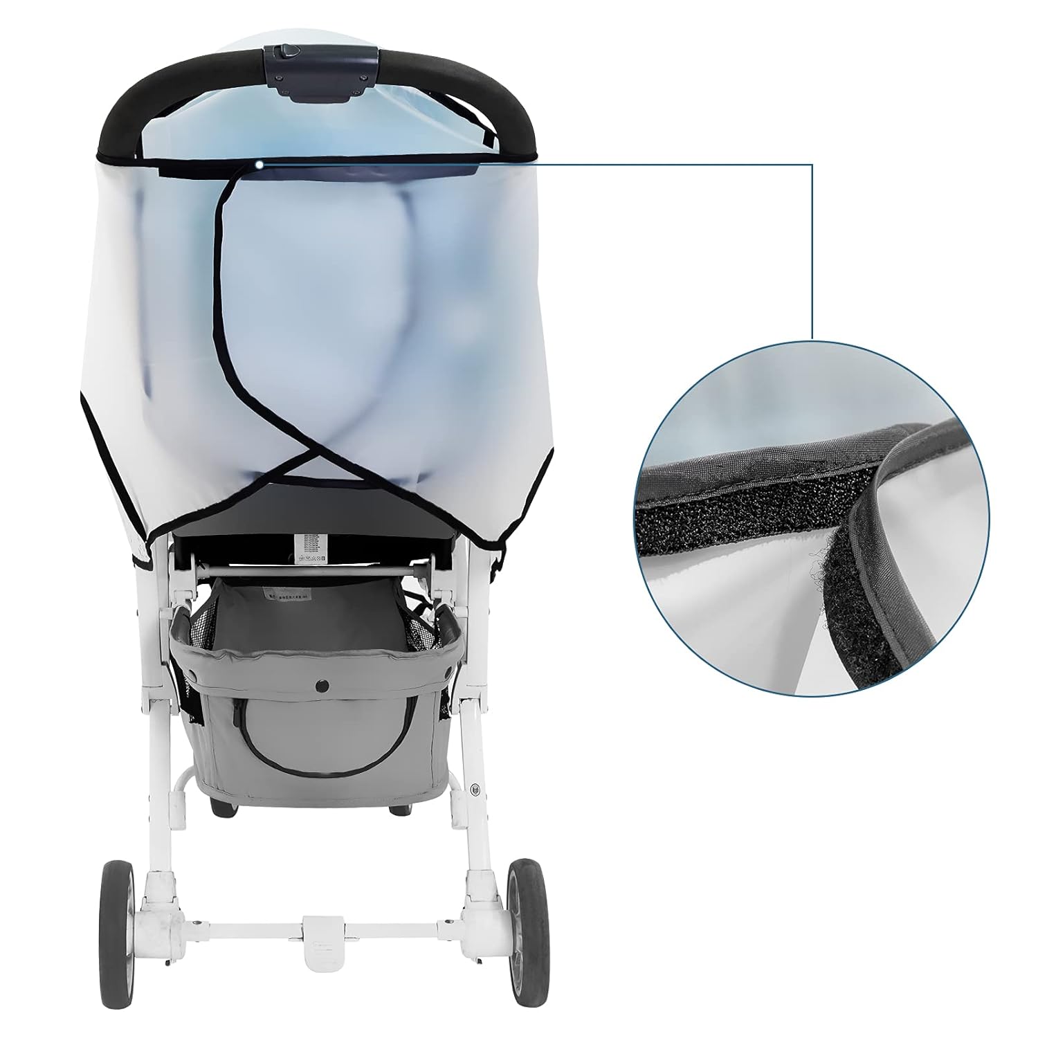 Stroller Rain Cover Universal, Baby Stroller Weather Shields, Waterproof Windproof, Protect from Dust Snow, Baby Stroller Cover, Pushchair Stroller Cover : Baby