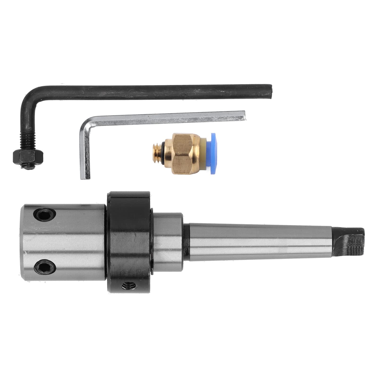 Morse Taper,Deosdum Mt2 3/4 in. Weldon Shank Arbor Morse Taper Internal Cooling Drill Sleeve R8 Adapter Industrial Tool Mt2 19.05Mm Mt2 Weldon