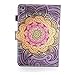 Dteck iPad Mini 1/2/3 Case - Slim Fit [Stylus Slot] Folio Stand PU Leather Smart Wallet Case with Auto Wake/Sleep Magnetic Cover for Apple iPad Mini 3 / iPad Mini 2 / iPad Mini 1, Luxury Flower