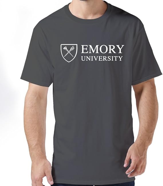 PNHK Men's Emory University Logo T Shirt XXLarge DeepHeather Amazon