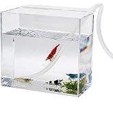 FAWAYSHAAN Drip Acclimation Box for Fish &amp; Shrimp, Small | Hanging Breeder Container for Saltwater &amp; Freshwater Aquariums