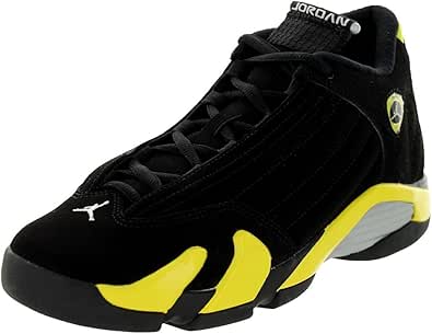 Air jordan 14 black and yellow Clearance