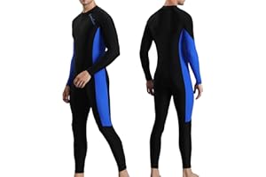 OMGear Dive Skin for Women Men Snorkel Suit Full Body Swimsuit Quick Dry Thin Diving Suit UV Protection Rash Guard Long Sleeve Swimwear Swimming Kayaking Snorkeling Gear
