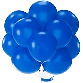 PartyWoo Royal Blue Balloons 20pcs of 18 Inch Dark Blue Latex Balloons for Wedding Baby Shower Gender Reveal Anniversary Graduation Under The Sea Men Birthday Bachelorette Party Decorations Blue-Y5