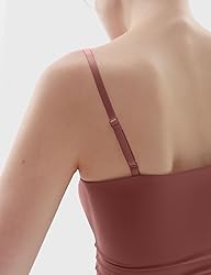 PUMIEY Womens Tank Tops Square Neck Sleeveless
