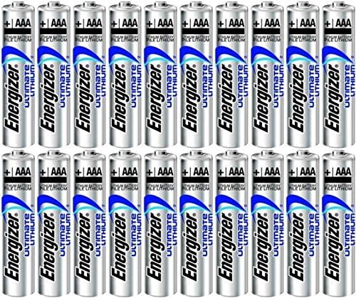 Energizer Ultimate Lithium AAA Size Batteries - 20 Pack, Model: EN-L92-20PK, Gadget & Electronics Store, n.a, 10 Count (Pack of 2)