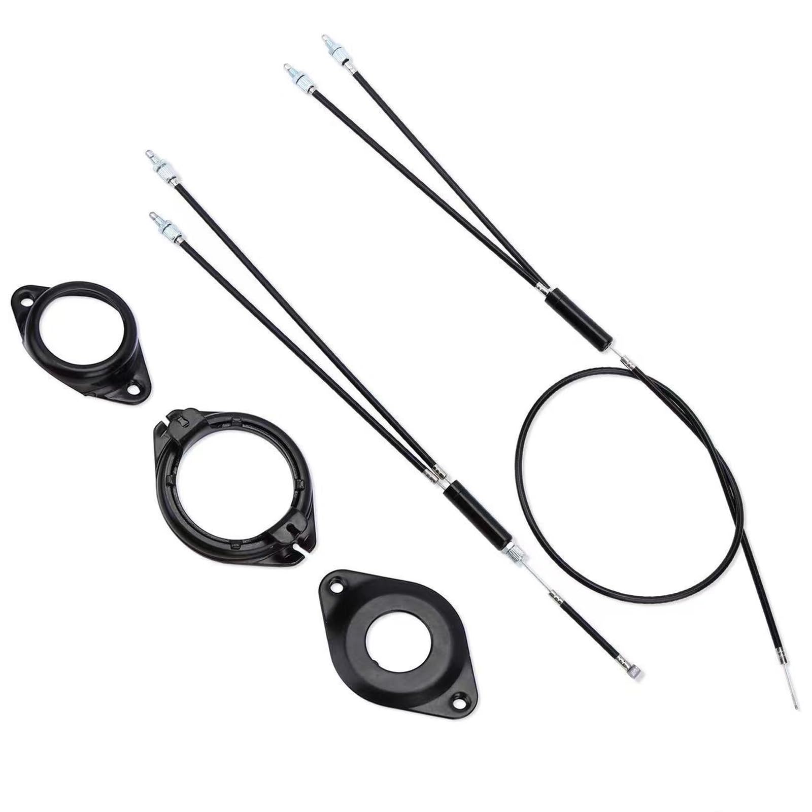 gohantee Bike Gyro Brake Cables Front & Rear with Spinner Rotor, Bicycle Brake Line Set Replacement Cable Wire for MTB BMX Bike Parts