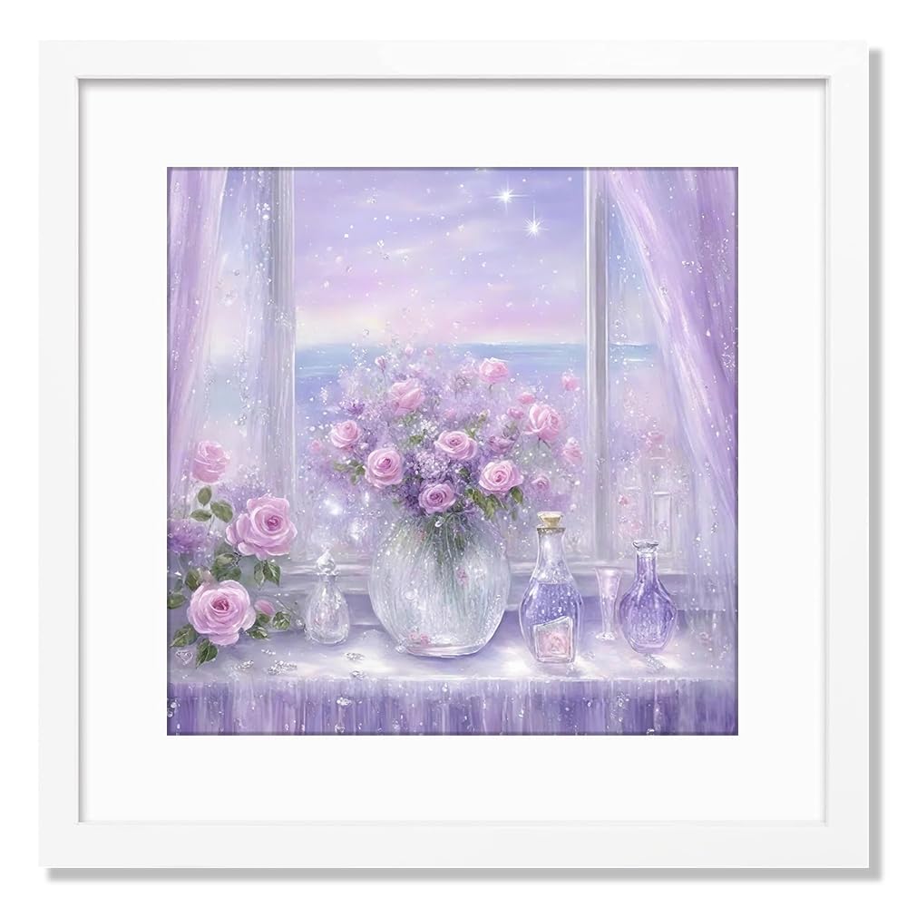 Photo 1 of **see phots for correct poster**THREELOVE 24x24 Frame White, Display Picture 20x20 with mat or 24x24 Without mat, Photo Poster Picture Frame Wall Mounting Home Decor, 1-PCS