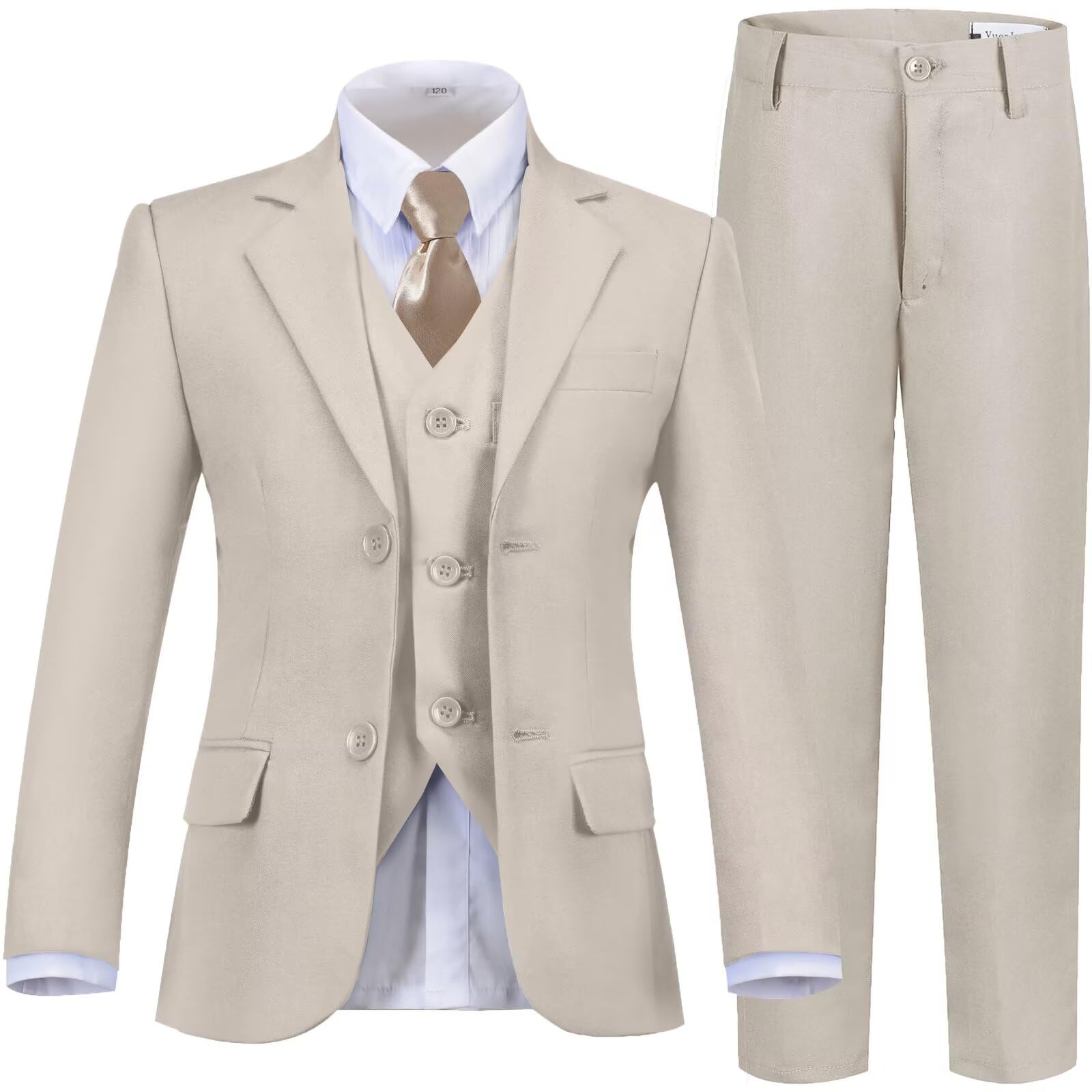 Boys Suits Size 4 Toddler Kids Champagne Suits for