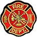 Fire Dept Patch - By Ivamis Trading - 3x3 inch