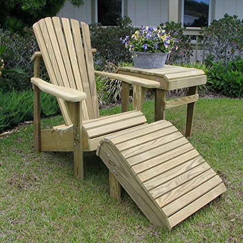 Weathercraft Designers Choice Pine Adirondack Chair Natural