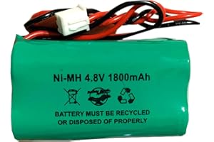 BATTERY HAWK Ni-MH AA1800mAh 4.8v Exit Sign Emergency Light and Solar Light Battery Pack Replacement