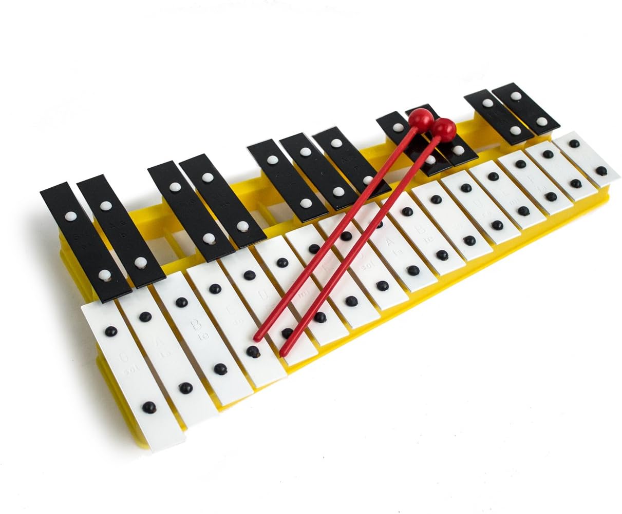 ProKussion Yell27V 27 Key Chromatic Glockenspiel Xylophone - Yellow